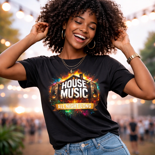 HOUSE Music Female tee